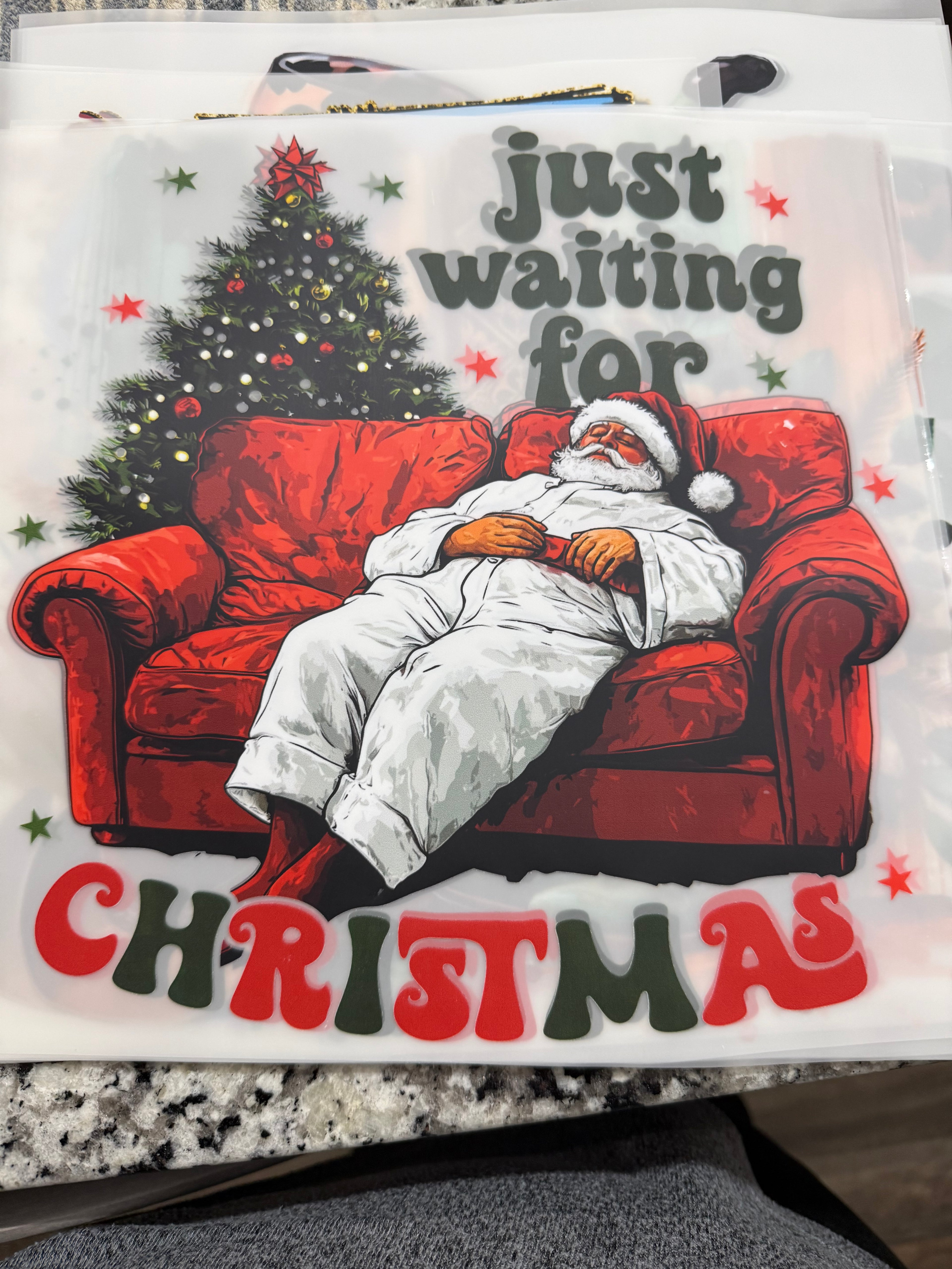 Just waiting for Christmas DTF print